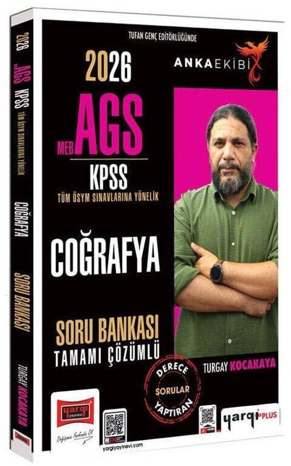 Yargı 2026 KPSS MEB-AGS Coğrafya Soru Bankası Çözümlü Anka Ekibi - Turgay Kocakaya Yargı Yayınları - Yargı Yayınları - Image 1