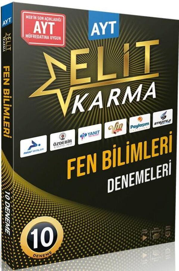 Paraf Yayınları AYT Fen Bilimleri Elit Karma 10 Deneme - PRF Paraf Yayınları - Image 1