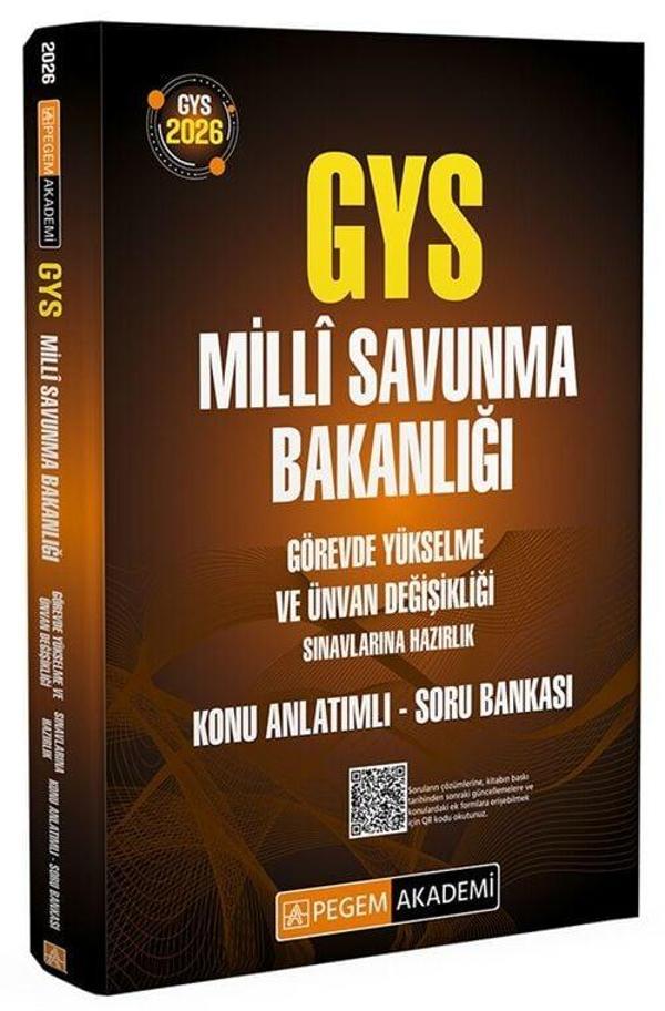 Pegem 2026 GYS ÜDS Milli Savunma Bakanlığı Konu Anlatımlı Soru Bankası Görevde Yükselme ve Ünvan Değişikliği Pegem Akade - Pegem Akademi Yayıncılık - Image 1