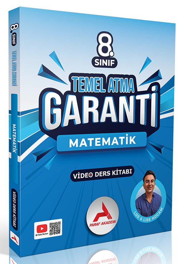 Paraf Yayınları 8. Sınıf LGS 10 Günde Temel Atma Garanti Matematik Video Ders Kitabı - PRF Paraf Yayınları - Image 1