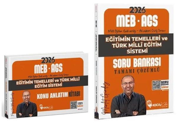 Hoca Kafası 2026 MEB-AGS Eğitimin Temelleri ve Türk Milli Eğitim Sistemi Konu Anlatım Kitabı + Soru Bankası 2 li Set- Me - Hoca Kafası Yayınları - Image 1