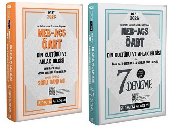 Pegem 2026 ÖABT MEB-AGS Din Kültürü Ahlak Bilgisi Öğretmenliği Soru Bankası + 7 Deneme 2 li Set Pegem Akademi Yayınları - Pegem Akademi Yayıncılık - Image 1