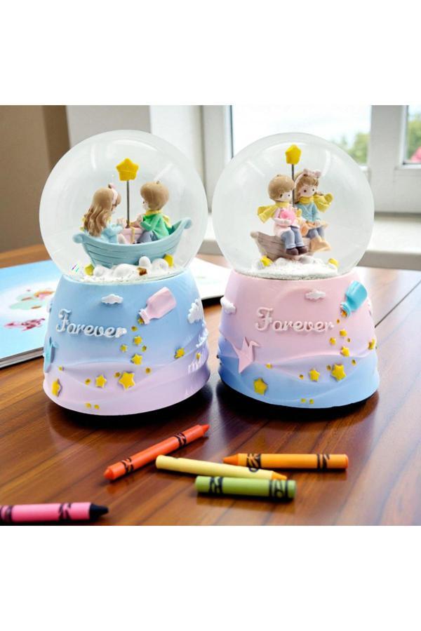 Alpjoy Hediyelik Kar Küresi Büyük Boy Kurmalı Kar Küresi 1 Adet - Image 1