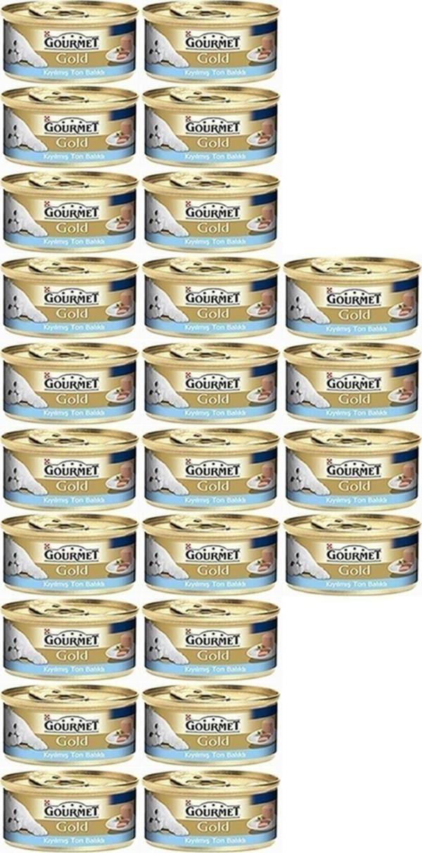 Gourmet Gold Kıyılmış Ton Balıklı Kedi Konservesi 24X85Gr - Image 1