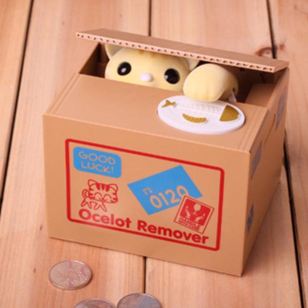 Hırsız Para Çalan Kedi Kumbara - Image 1