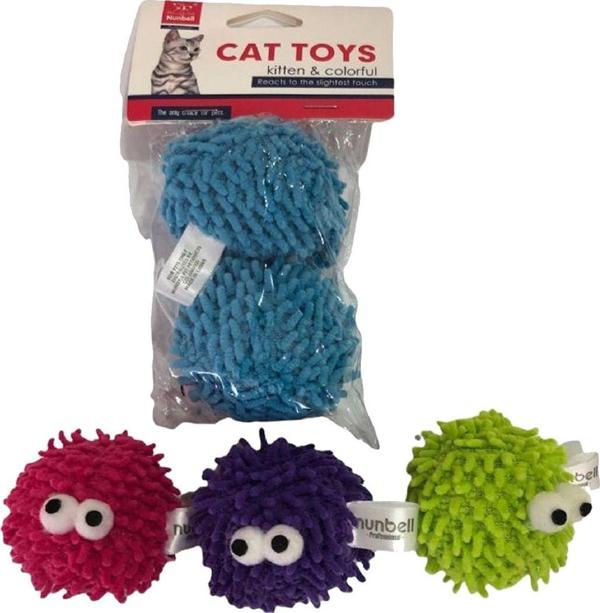 Nunbell Sevimli Canavar Kedi Oyuncağı 2 Parça - Image 1
