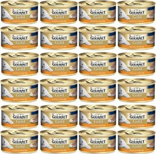 Gourmet Gold Kıyılmış Hindili Kedi Konservesi 85 Gr X 24 Adet - Image 1