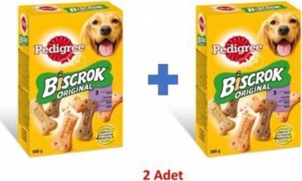 Pedigree Biscrok 2X500 Gr Köpek Ödül Bisküvi - Image 1