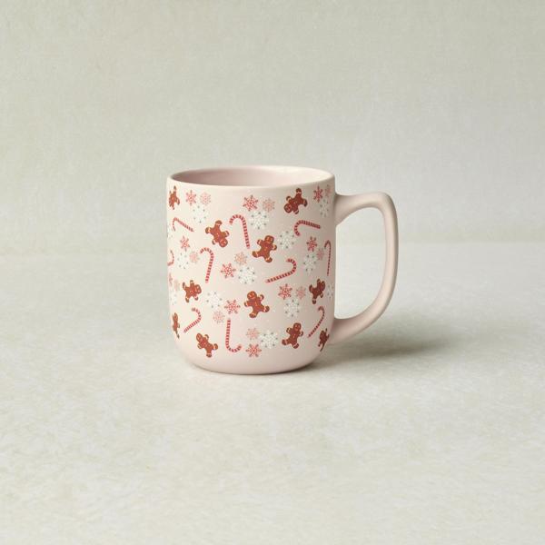 Karaca New Year Yılbaşı Gingerbread Soft Touch Kupa 470 ml - Image 1