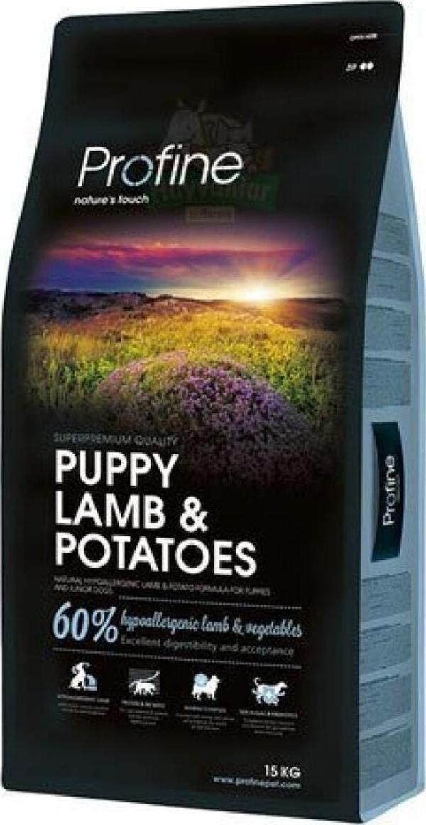 Profine Puppy Lamb Az Tahilli Hipoalerjenik Kuzu Etli&Patatesli Yavru Köpek Mamasi 15 Kg - Image 1