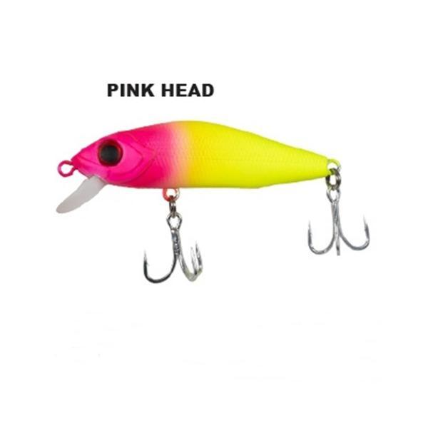 Ryuji Süper Minnow 5,5cm 5gr Maket Yem Pink Head - Image 1