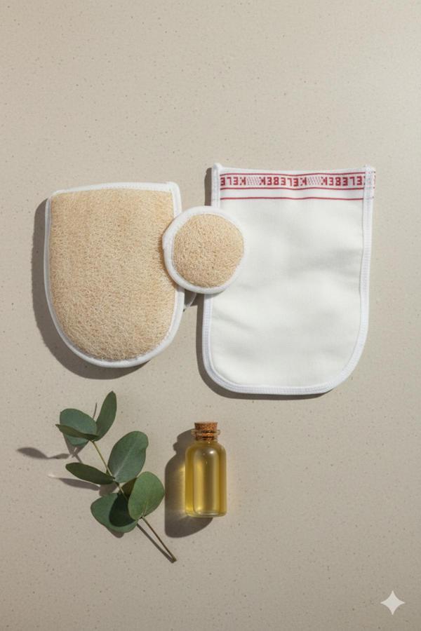 Aska Kabak Lifi + Kese + Yüz Lifi - Image 1