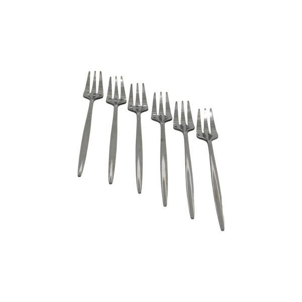 6pcs Metal Tatlı Çatal - Image 1