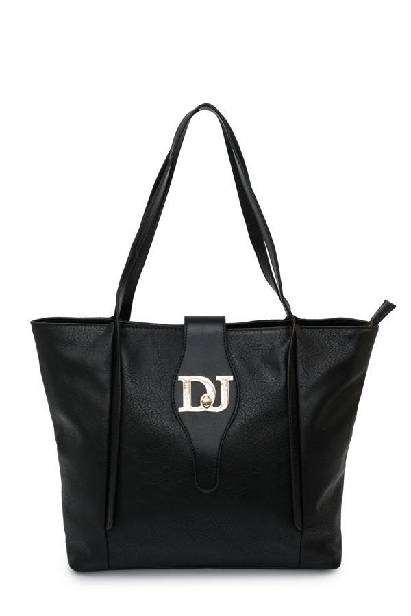 David Jones Logo Kapaklı Kadın Omuz Çantası DJ385-1 - Image 1