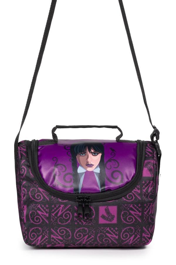 Necati Çanta Lisanslı Wednesday Temalı Kız Çocuk Beslenme Çantası - Image 1