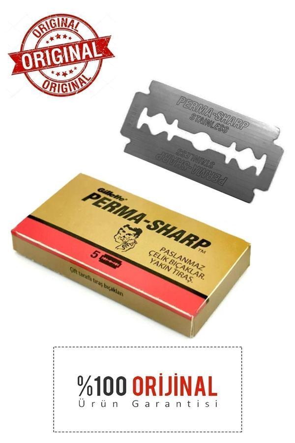 Permasharp 10 Pakette 50 Adet Yaprak Tam Jilet - Image 1