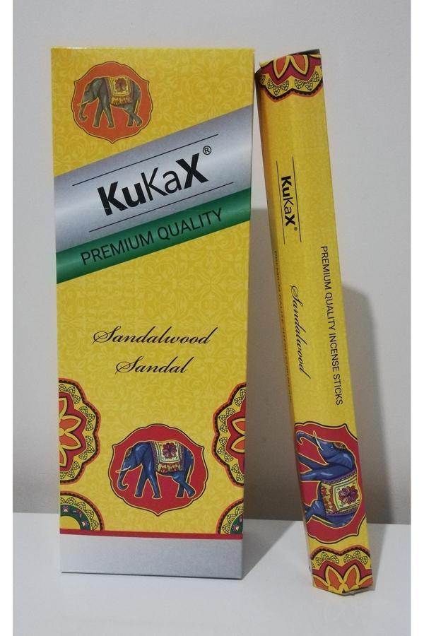 Kukax Çubuk Tütsü Sandal Kokulu 1 Paket 20 Çubuk - Image 1