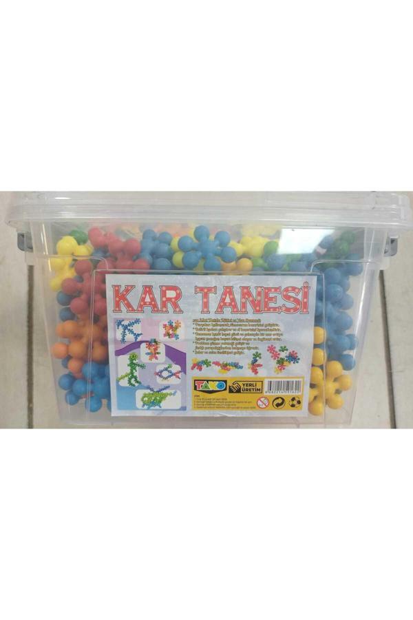 Atlas Toys Kar Tanesi Molekül Yapı Taşları Eğitici Oyuncak 250 Adet Yapı Oyuncakları - Tekli - 1+ Yaş - Image 1