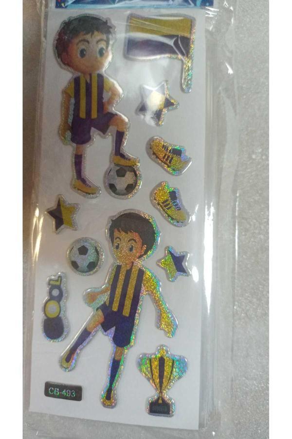 Bade Toys Sparkly Stıckers Fenerbahçe Temalı Kabartma Stıcker 2 Kartela - Image 1