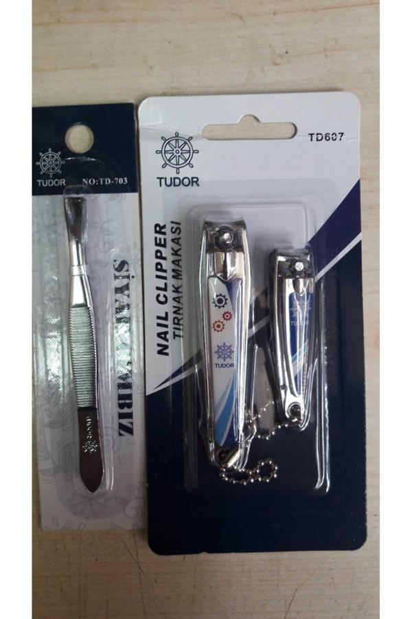 Meloşa Tudor Tırnak Makası 2'Li Ve Tudor Cımbız - Image 1