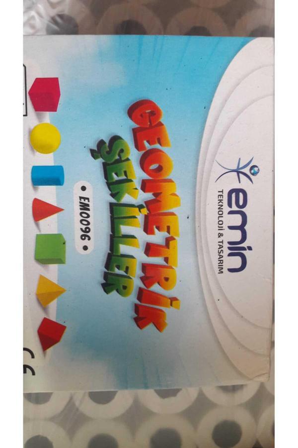 Atlas Toys 12 Parça Plastik Üç Boyutlu Geometrik Şekiller Seti - Image 1