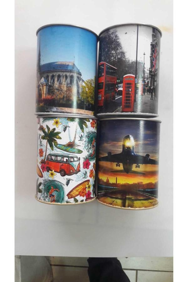 Atlas Toys Teneke Kumbara Küçük Boy 4 Adet - Image 1