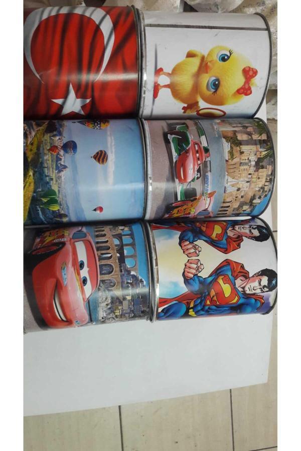 Atlas Toys Teneke Kumbara Orta Boy 6 Adet - Image 1