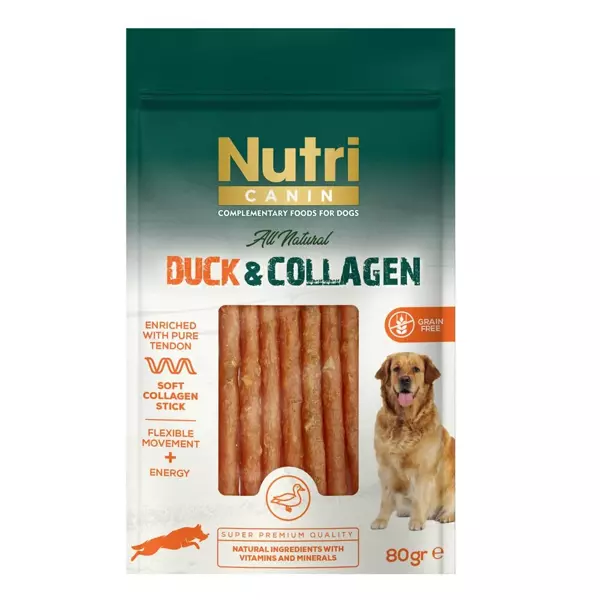 Nutri Canin Duck Collagen Ördekli Köpek Ödülü 80 Gr - Image 1