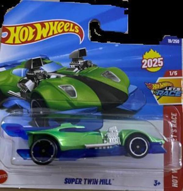 Hot Wheels Tekli Arabalar Super Tw'in Mill JBB72 (Let's Race) - Image 1