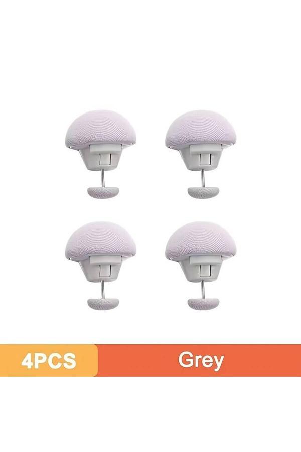 Atmaca Tuhafiye 4 Adet Gri Yorgan Kılıfı Ve Çarşaf Tutucu Sabitleyici Yastık Nevresim Sabitleyici Düzenleyici - Image 1