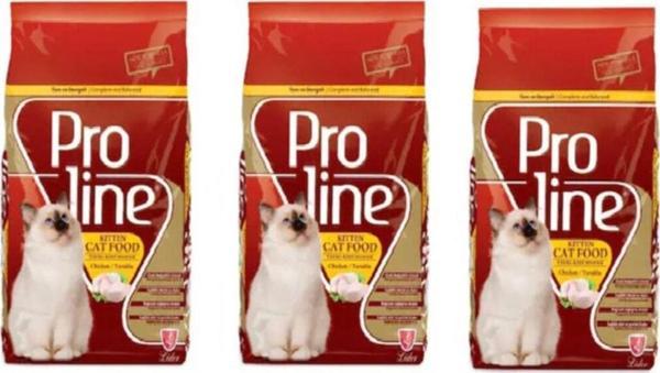 Proline Tavuklu Yavru Kedi Maması 1,5 Kg X 3 Adet - Image 1