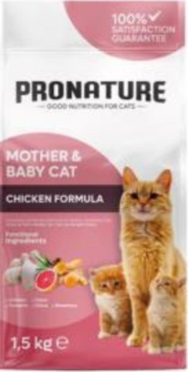 Pronature Mother & Baby Tavuk Etli Kuru Kedi Maması 7 Kg - Image 1