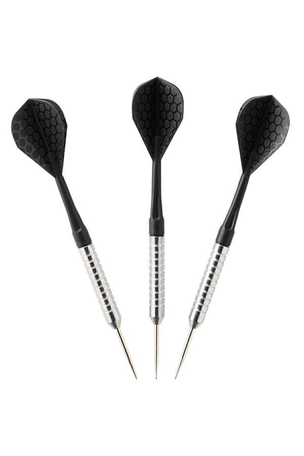 Decathlon Canaveral T100 Canaveral Dart Oku - 3'Lü - Siyah - Çelik Uç - Image 1