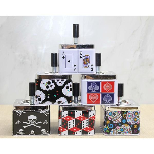 Metal Renkli Basmalı Küllük - Image 1