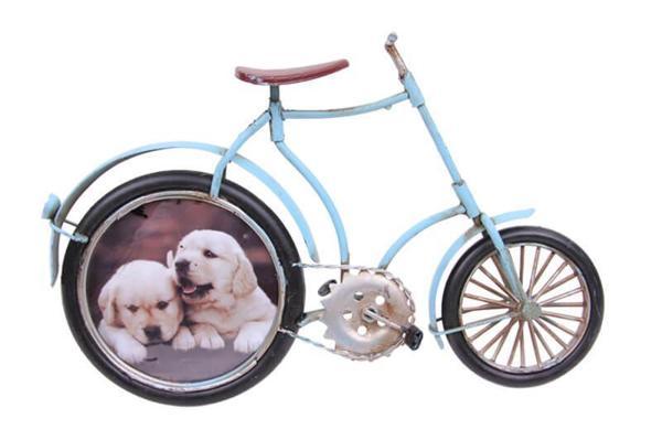 Dekoratif Metal Bisiklet Çerçeveli Vintage Hediyelik - Image 1