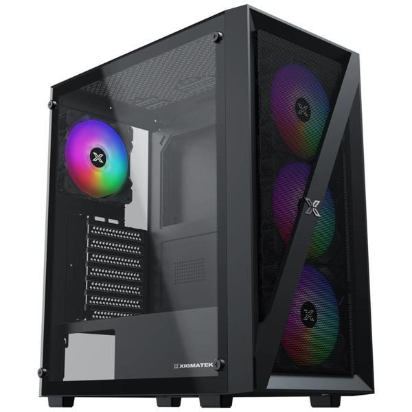 Xigmatek En40979, Blade, 650w 80+, Mesh Panel, Tempered Glass, Rainbow, Atx Gamıng Kasa - Image 1