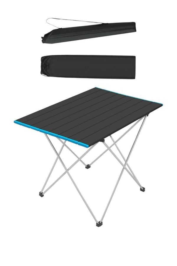 Pratikoutdoor Katlanabilir Alüminyum Kamp Ve Piknik Masası - Siyah - Geniş Mode - Image 1