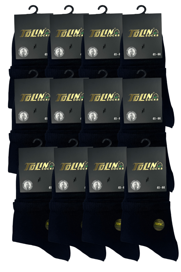 Erkek 12 li Yarım Konç Bambu Patik Çorap Seti 10550 - Image 1