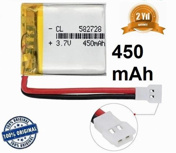 450 Mah 3.7v Drone Helikopter Oyuncak Araba Telsiz Telefon Pili - Image 1