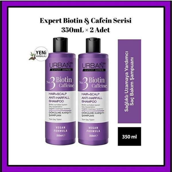 Urban Care Expert Biotin & Caffein Şampuan 350 ml x 2 Adet - Image 1