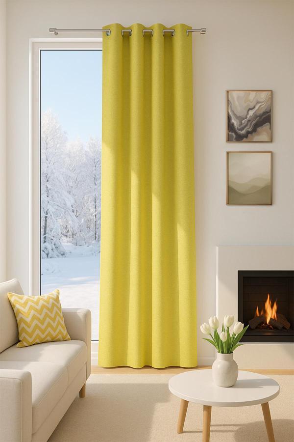 Livorno Halkalı Fon Perde Yeşil 140x260 - Image 1