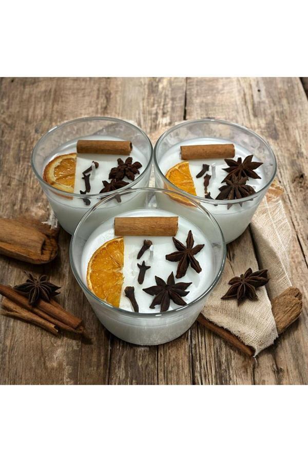 Calma Flame Yıldız Anasonlu Dekoratif Kokulu Mum | Sonbahar Temalı Soya Mumu | Hediye & Ev Dekorasyonu - Image 1