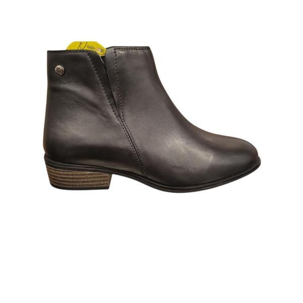 MAMMAMİA D25KB-4605 KISA TOPUK FERMUARLI KADIN DERİ BOT - Image 1