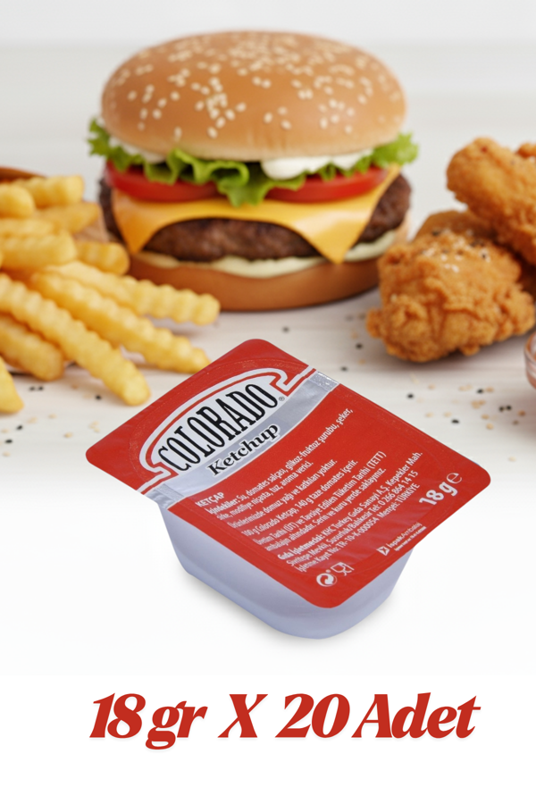 Colorado Ketçap  Sos Küvet 18 gr 20 Adet - Image 1