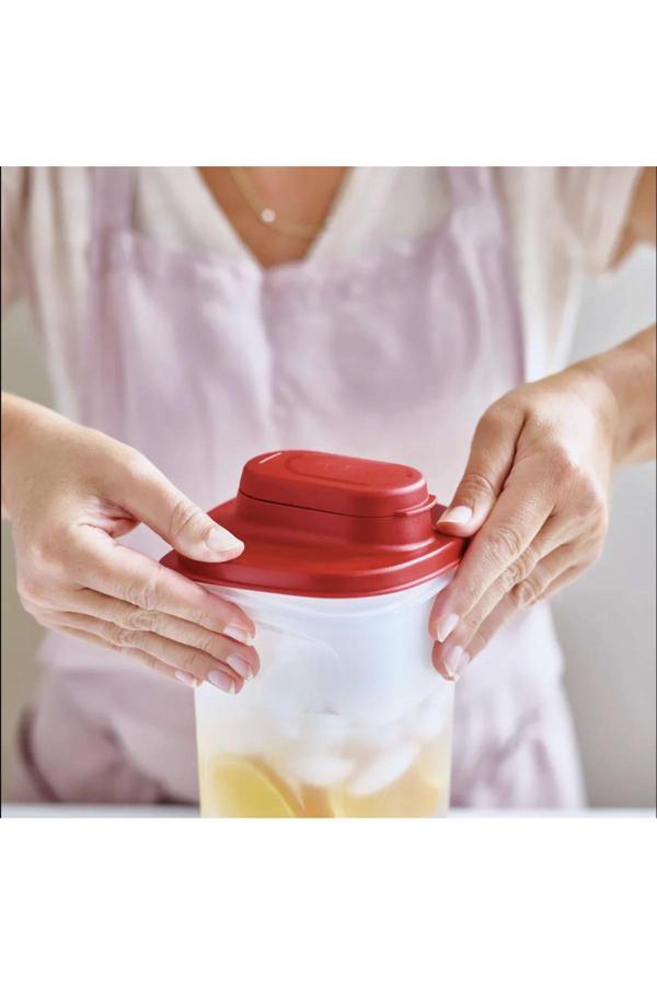 Çok Amaçlı Sürahi 2L Kırmızı Kapak KRMZ ETIKET - Image 1