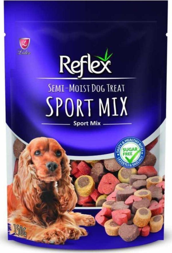 Reflex Yarı Yumuşak Ödül Maması Sport Mix Semı Moıst Dog Treat 150 Gr - Image 1