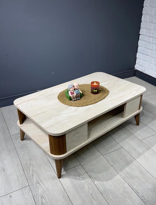 Kumsal Orta Sehpa Traverten - Image 1