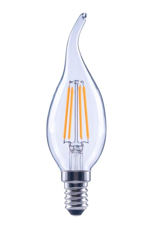 Osram Led Fılament 4W 2700K E14 Duy Sarı Işık Ampul Dim Edilebilir Kıvrık Uç / 4099854394836 - Image 1