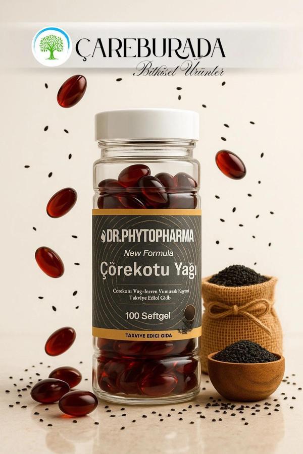 Çörekotu Yağı Kapsülü 100 Softjel 1150mg - Image 1