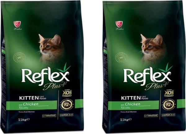 Reflex Plus Tavuklu Yavru Kedi Maması 1,5 Kg 2'Li Set - Image 1